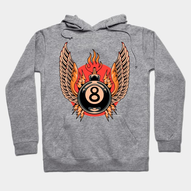 billiard bomb tattoo Hoodie by donipacoceng